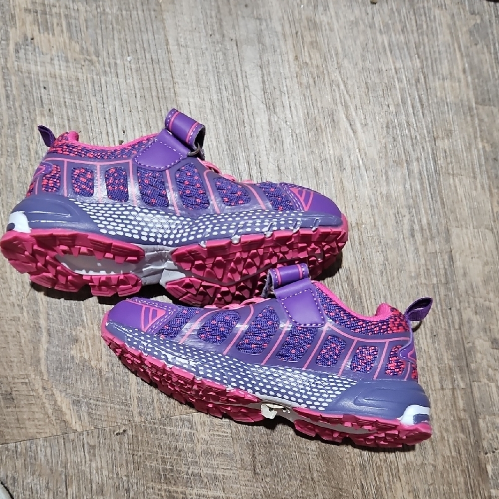 4/$25 Kids Purple and Pink Athletic Shoes